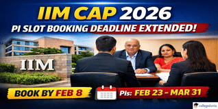 IIM CAP 2026 PI Slot Booking Deadline Extended to February 8; Check Complete Details Here